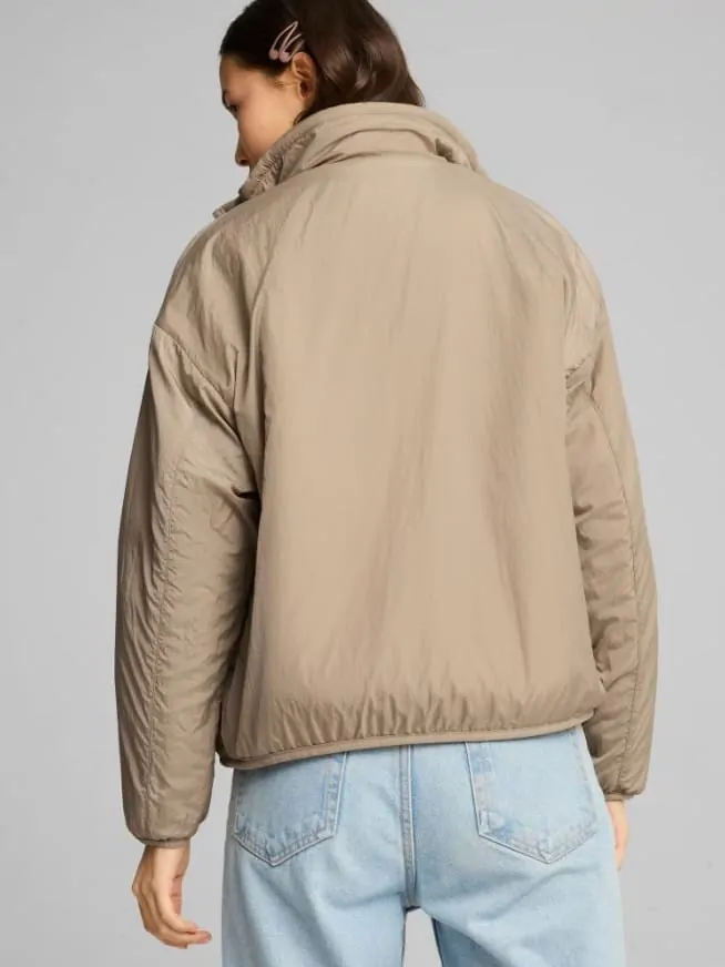 Куртка женская Puma Reversible Sherpa Jacket бежевая 62648867