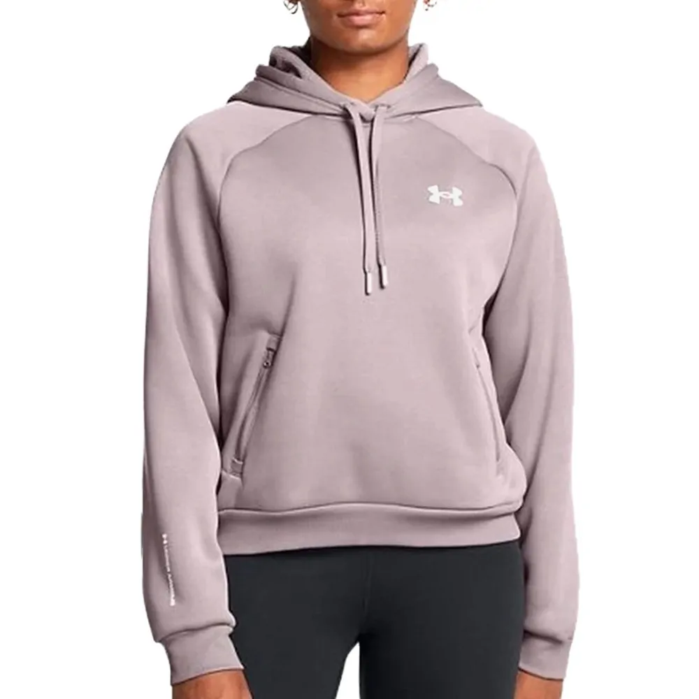 Толстовка женская Under Armour UA Armour Flc Pro Hdy серая 1386504