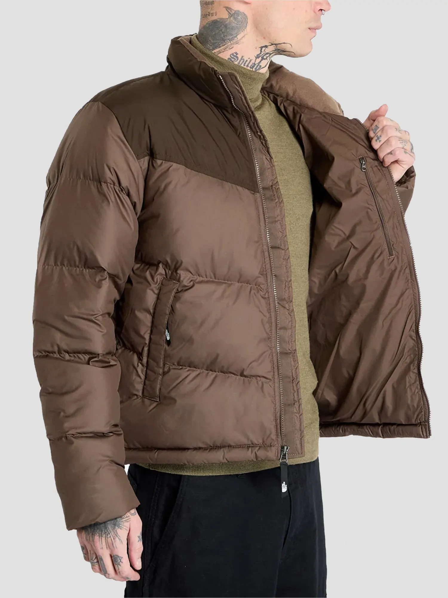 Зимова куртка The North Face Saikuru коричневий NF0A853I7O31