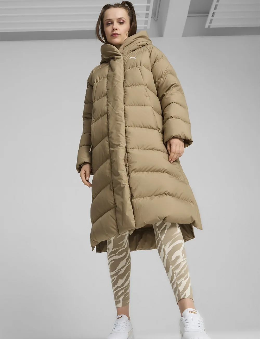 Куртка женская Puma Long down Coat бежевая 62649367 купить в Киеве