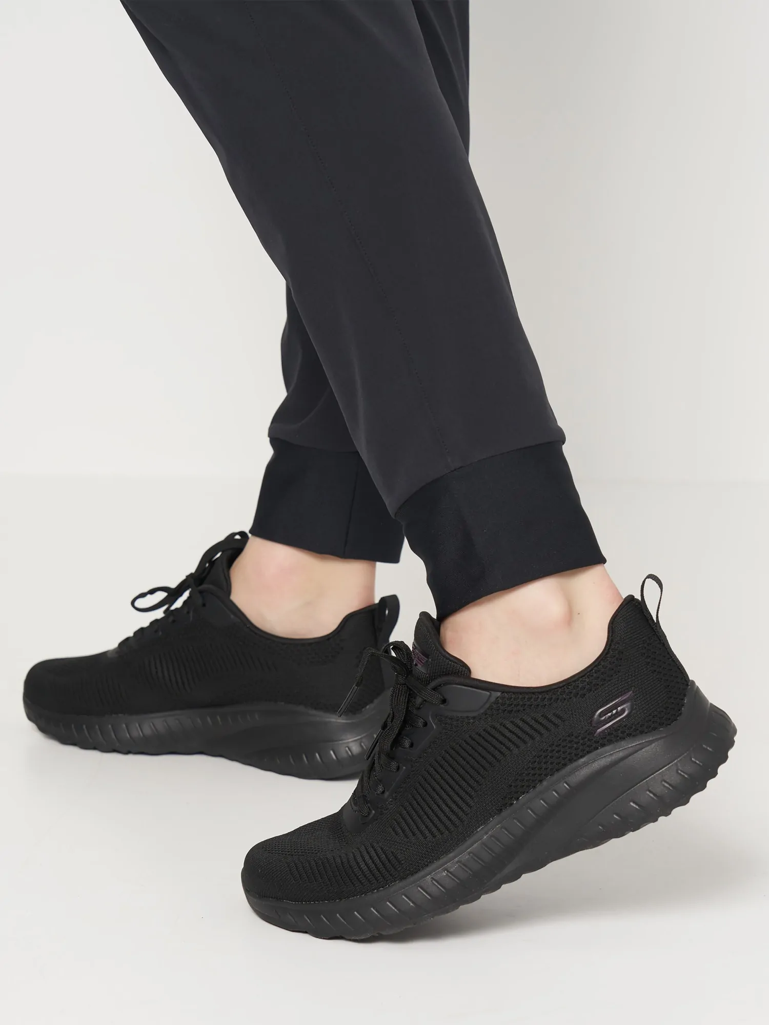 きょうすけ　レディース　GB S Кроссовки женские Skechers Bobs Squad Chaos черные 117209 BBK