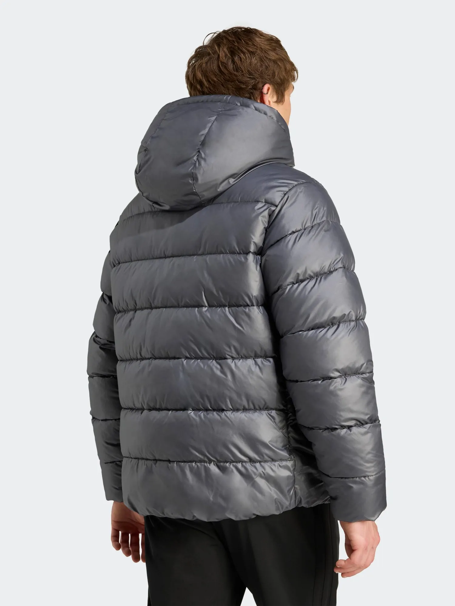 Куртка мужская Adidas ESS SD PUF HD J темно-серая JM8399 купить в