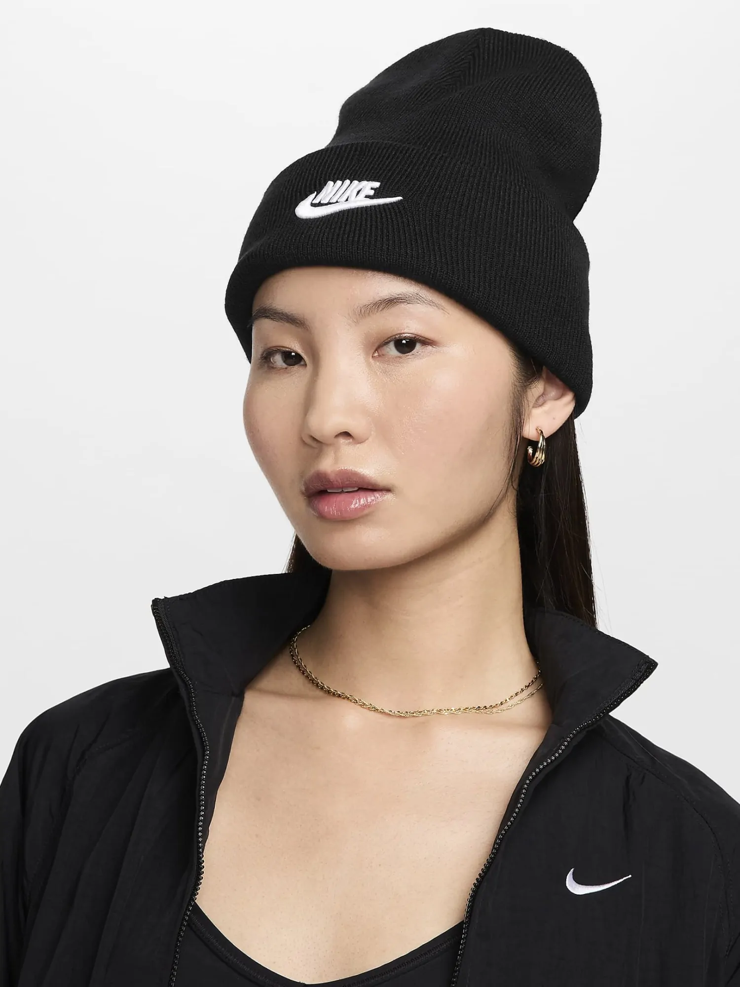 Шапка Nike U NK PEAK BEANIE TC FUT F24 L черная HF0186-010 купить