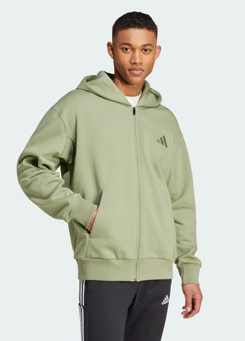 まゆら17 Толстовка мужская Adidas M A SZN FL FZ оливковая IY4161 купить в