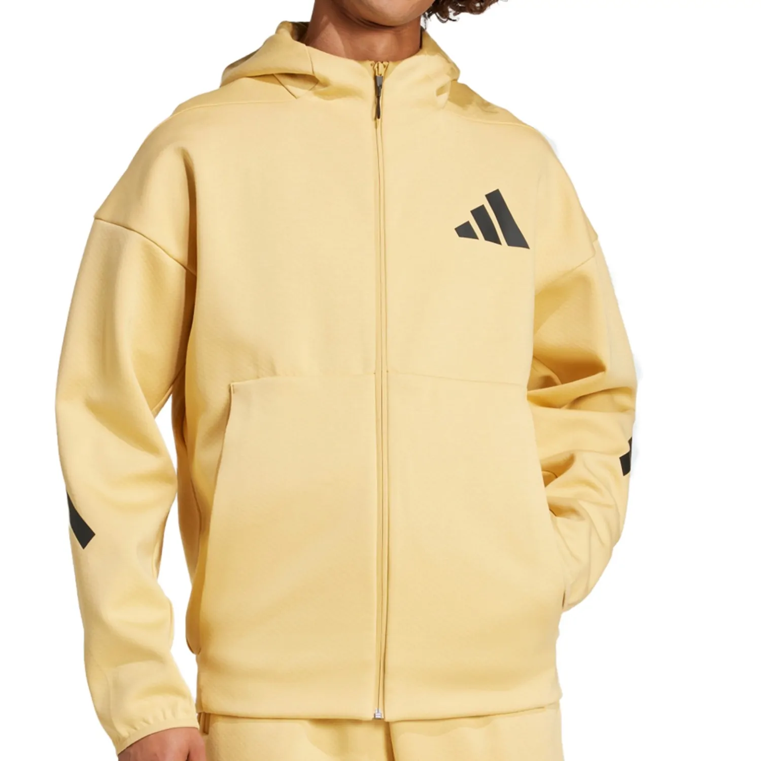 Толстовка чоловіча Adidas M Z.N.E. FZ бежева JE3068 купити в Києві