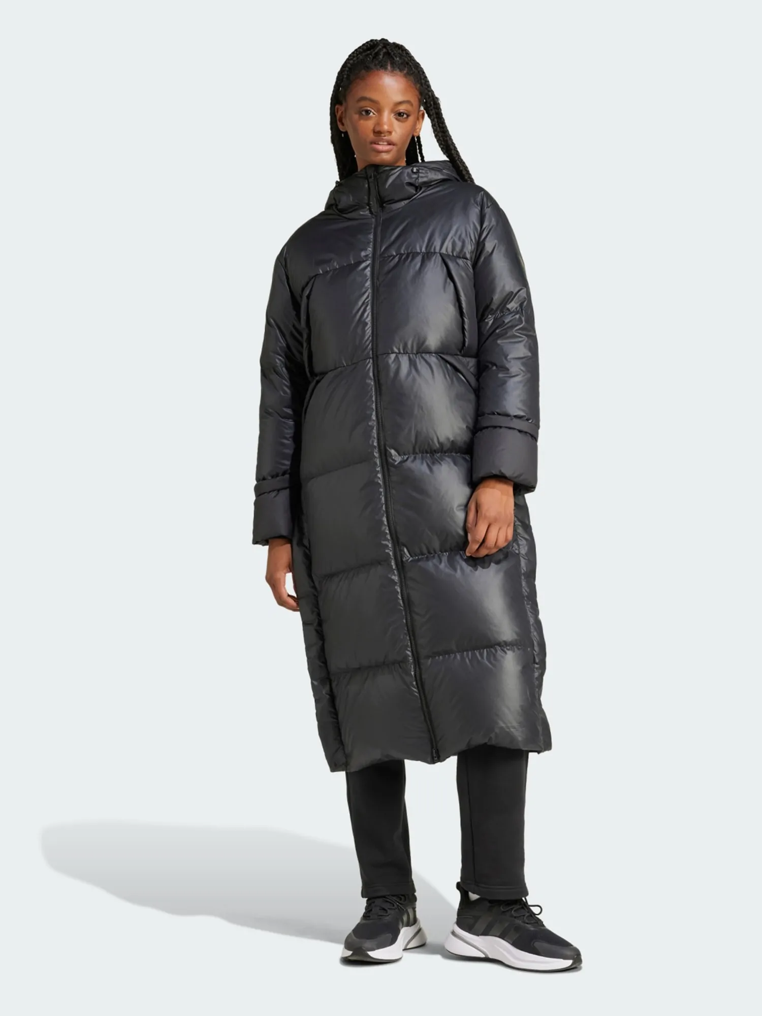Куртка жіноча Adidas W BIG BAFFLE C чорна IV9770 купити в Києві в