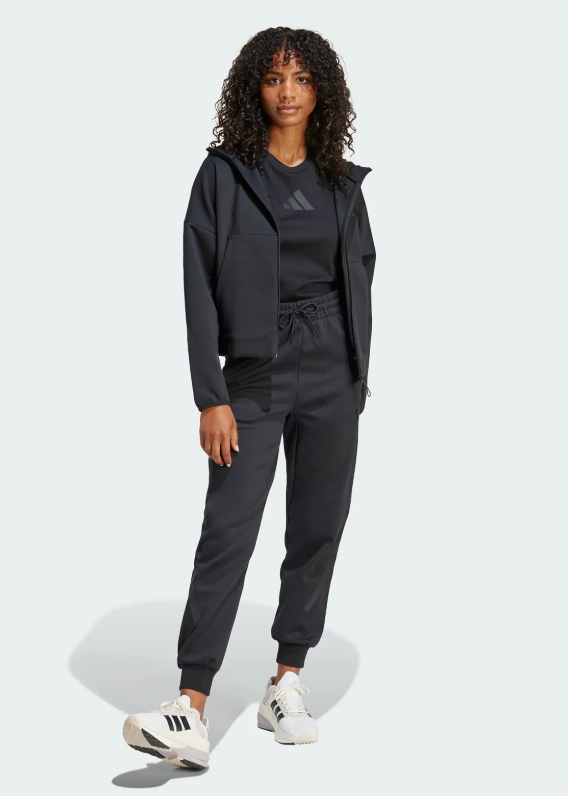 Толстовка женская Adidas W Z.N.E. FZ черная JE7848 купить в Киеве