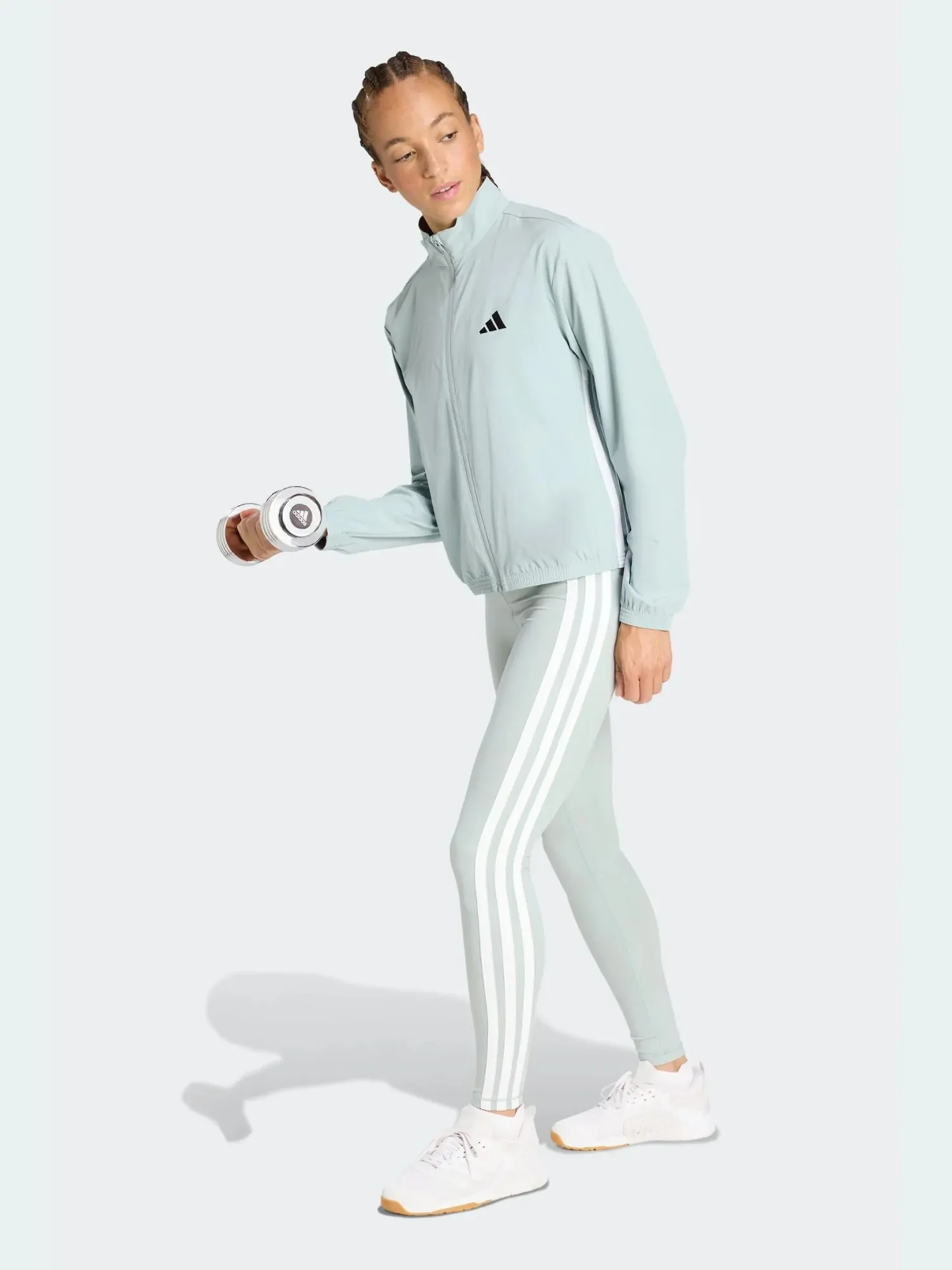 Ветровка женская Adidas WE 3S WOVEN JKT мятная KC5489 купить в