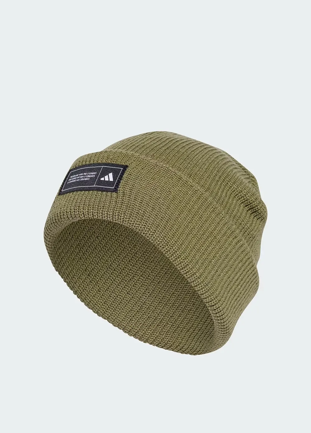 Шапка Adidas ESS BEANIE CUFF хаки IY5257 купить в Киеве в интернет