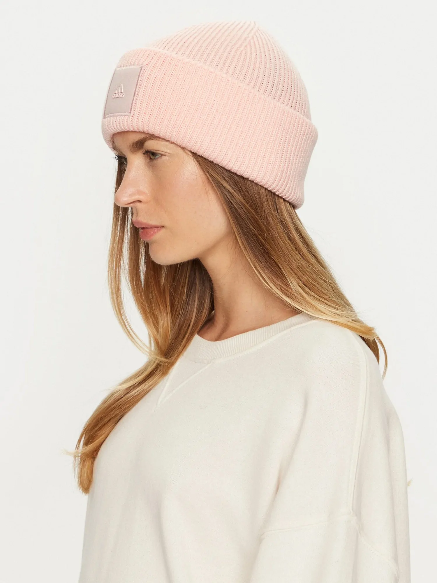 Шапка Adidas WID CUFF BEANIE рожева IY5254 купити в Києві в