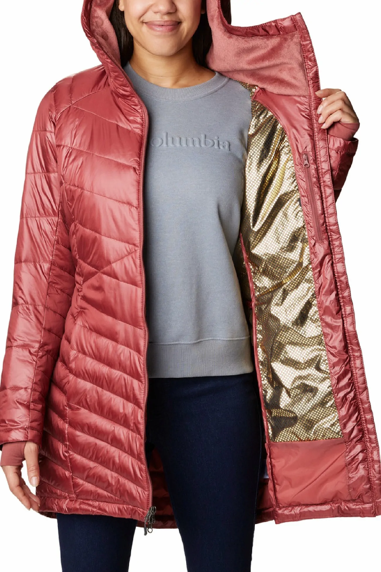 Куртка жіноча Columbia Joy Peak™ Mid Jacket червона 1982661-679