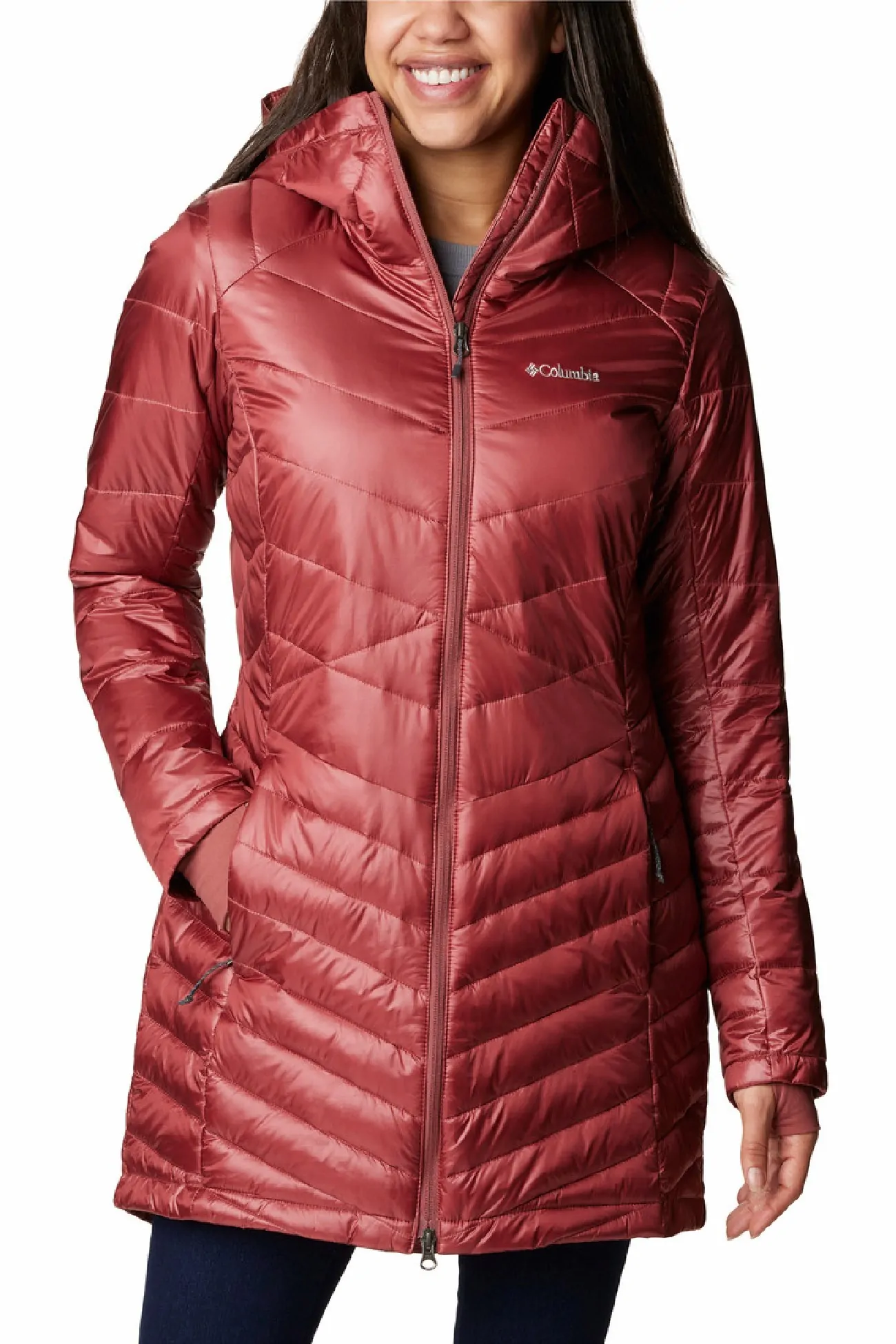Куртка жіноча Columbia Joy Peak™ Mid Jacket червона 1982661-679