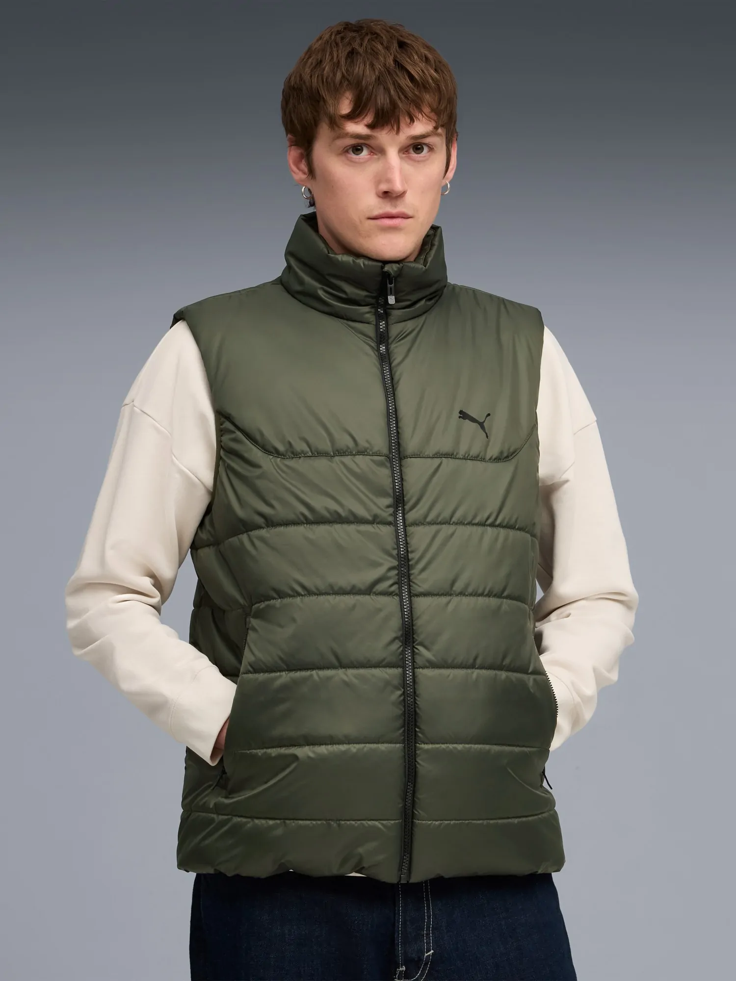Жилет мужской Puma ESS Padded Vest хаки 68520970 купить в Киеве в