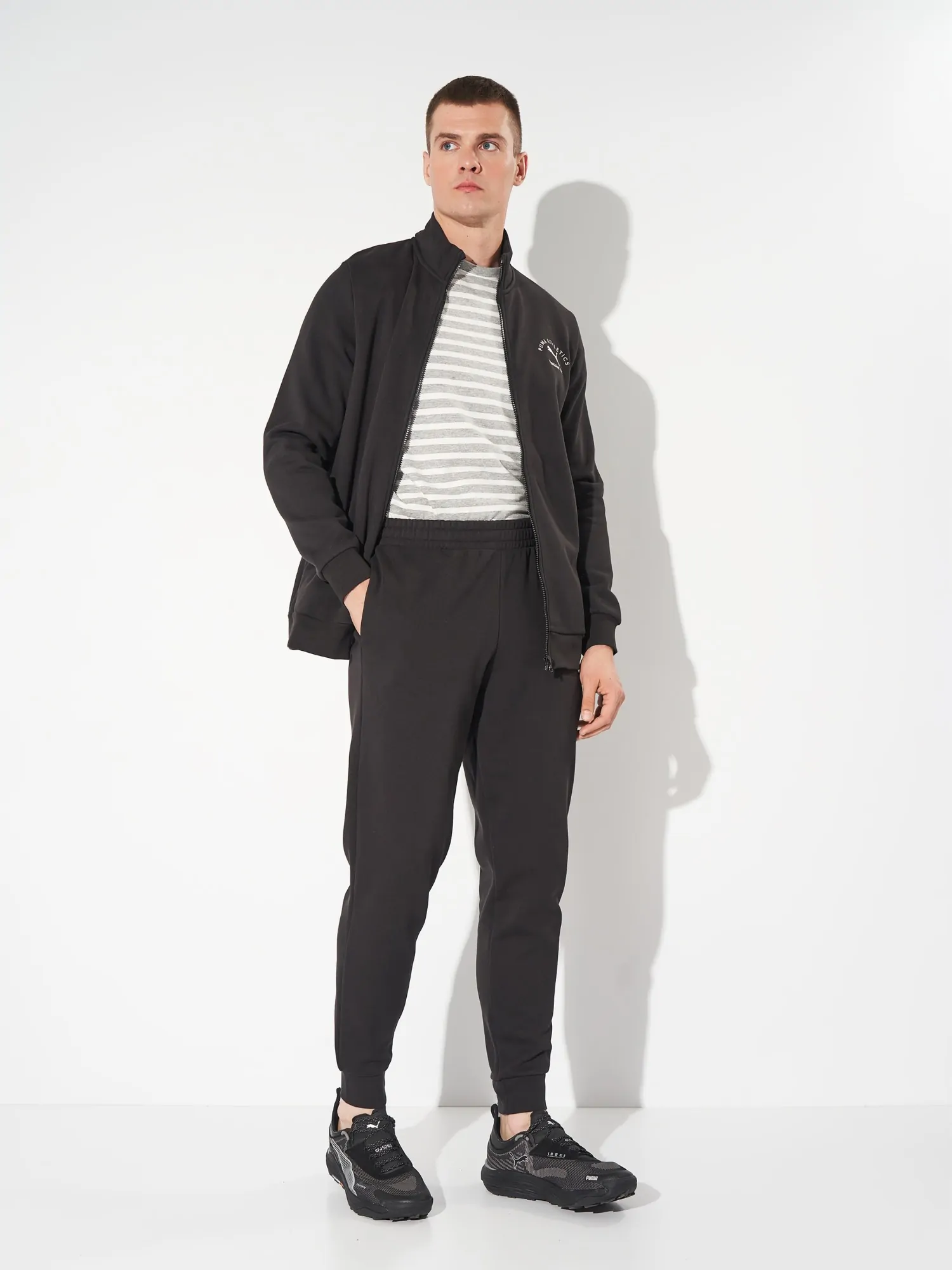 Костюм мужской Puma CLASS Sweat Suit черный 68817601 купить в