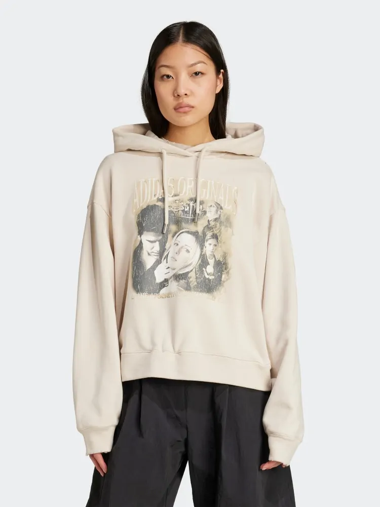 Толстовка женская Adidas BUFFY HOODIE бежевая JX1274 купить в