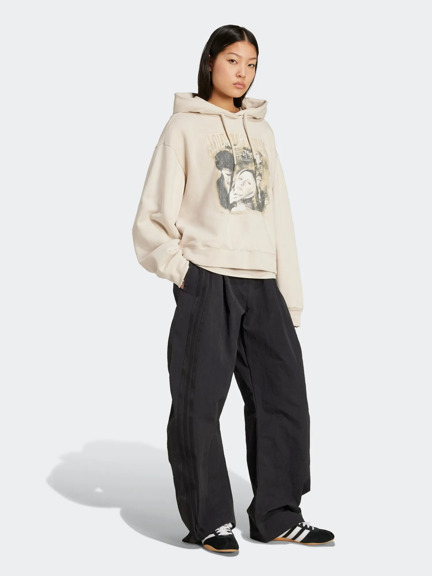 Толстовка жіноча Adidas BUFFY HOODIE бежева JX1274 купити в Києві