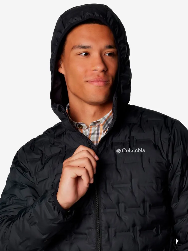 Куртка мужская Columbia Delta Ridge™ II Down Hooded Jacket черная