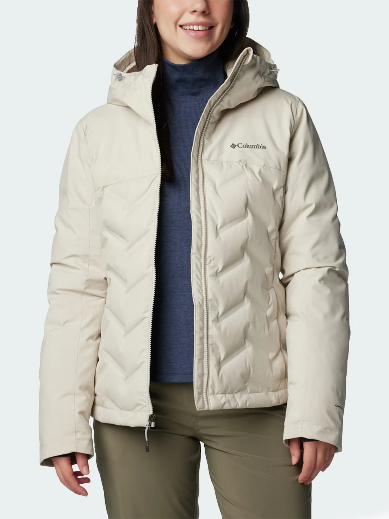 Куртка жіноча Columbia Grand Trek™ III Down Jacket бежева 2087951