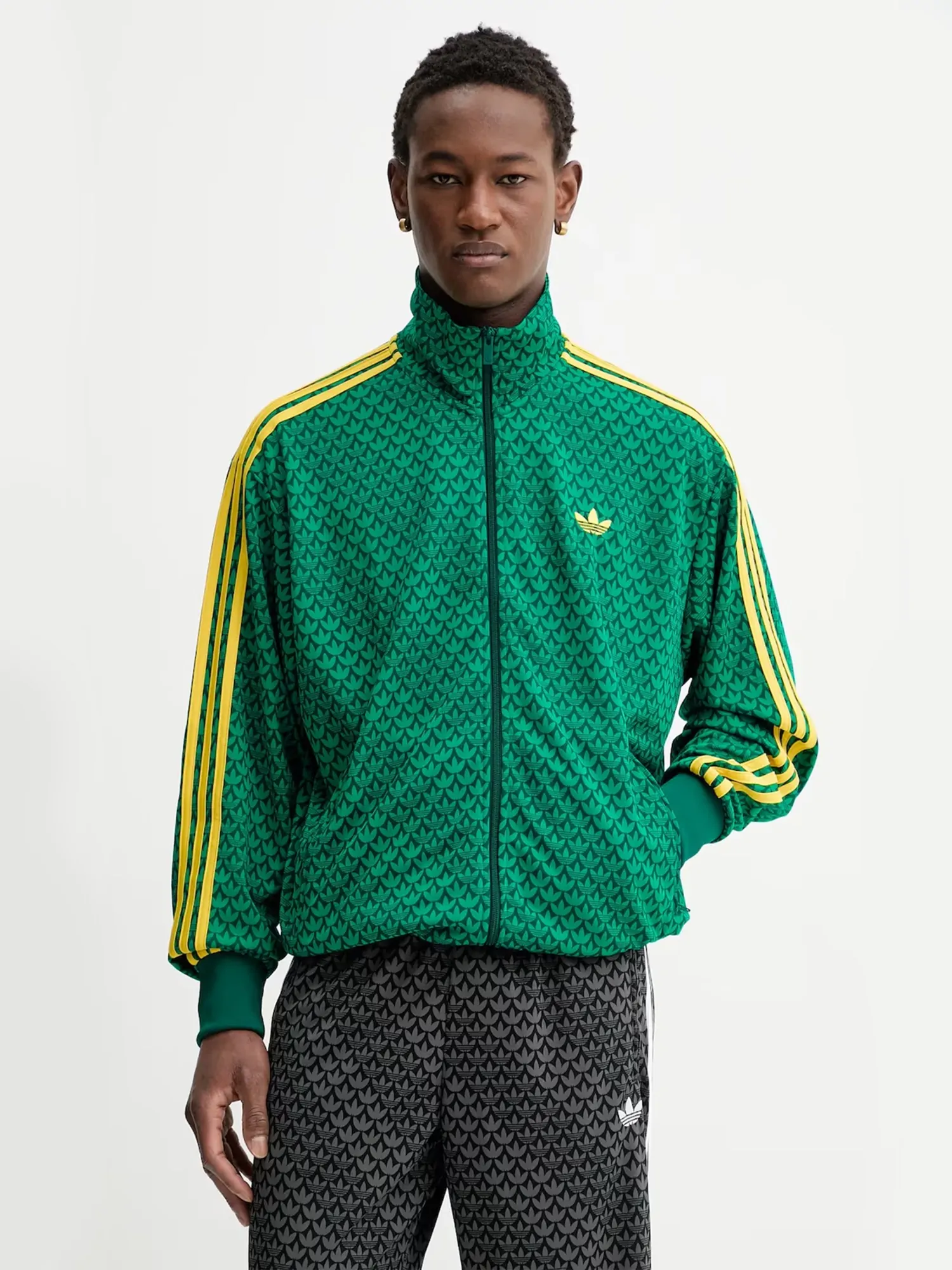 Толстовка мужская Adidas FIREBIRD TT зеленая KD0382 купить в Киеве