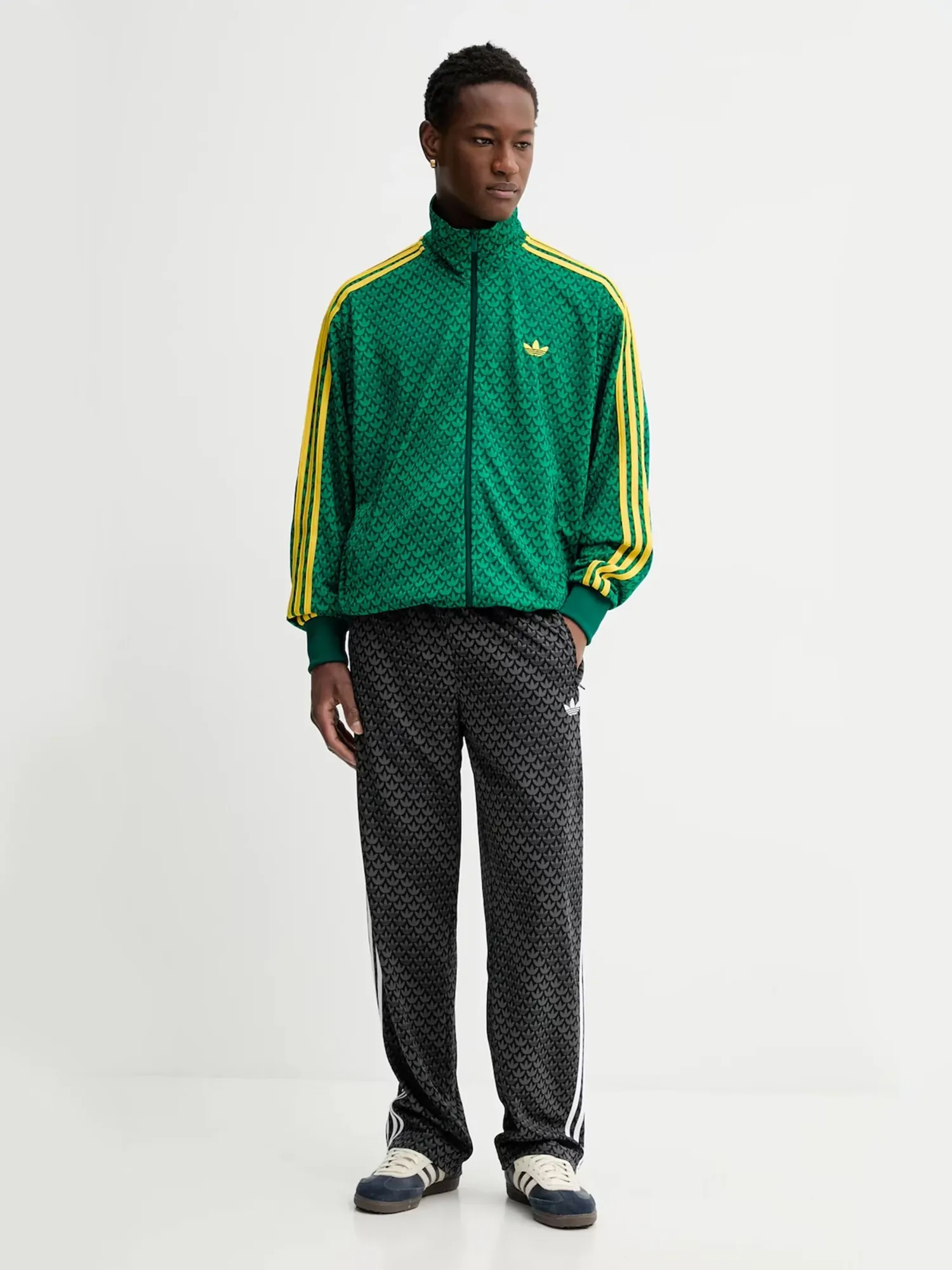 Толстовка мужская Adidas FIREBIRD TT зеленая KD0382 купить в Киеве