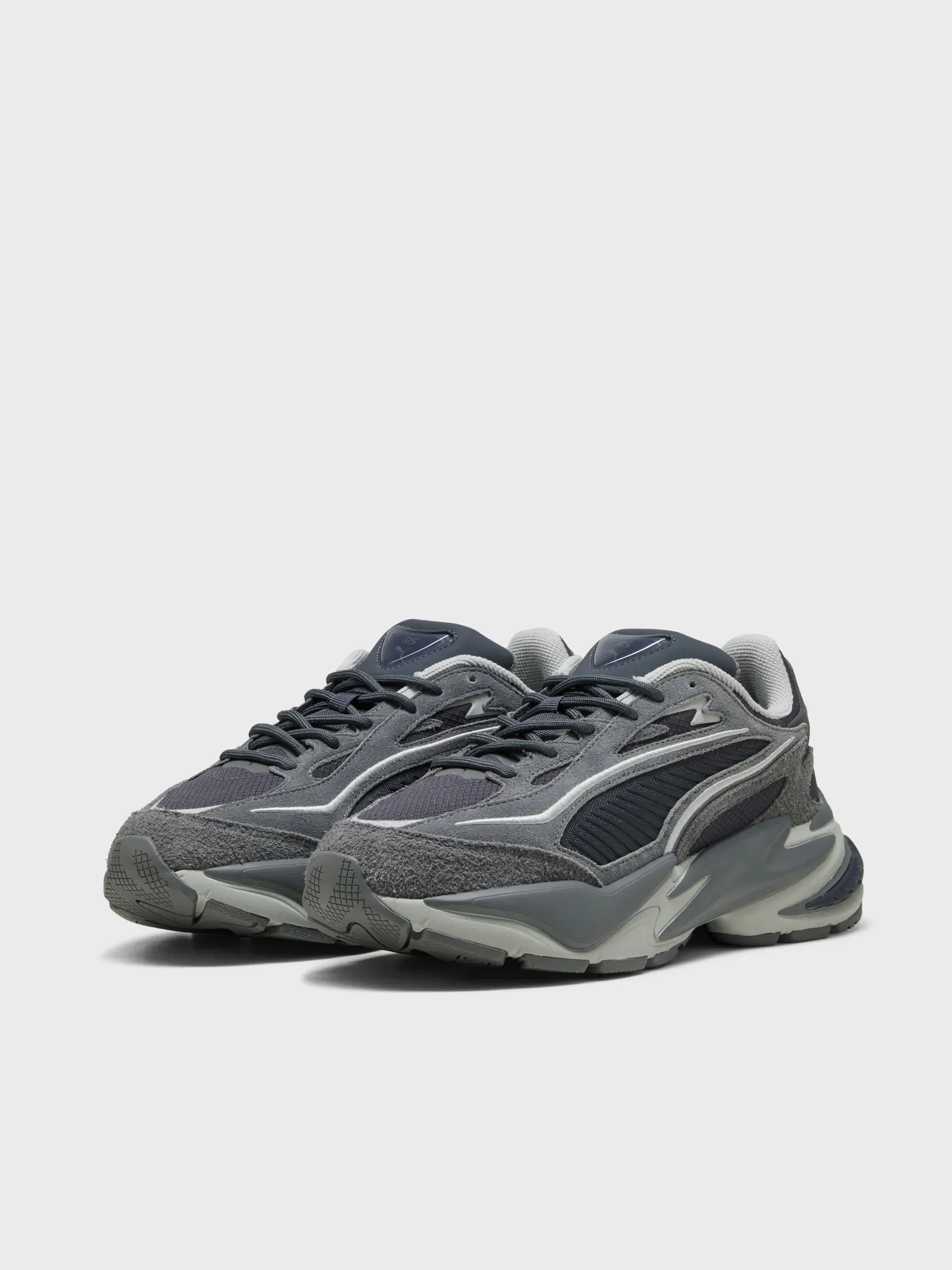 Кроссовки мужские Puma RS Surge Hairy Suede графитовые 40432705