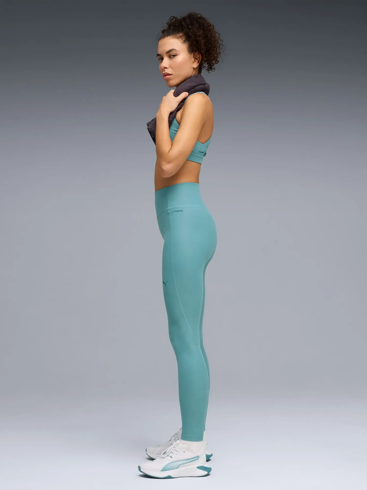 Леггинсы женские Puma W CLOUDSPUN TIGHT - HW FL бирюзовые 52745246