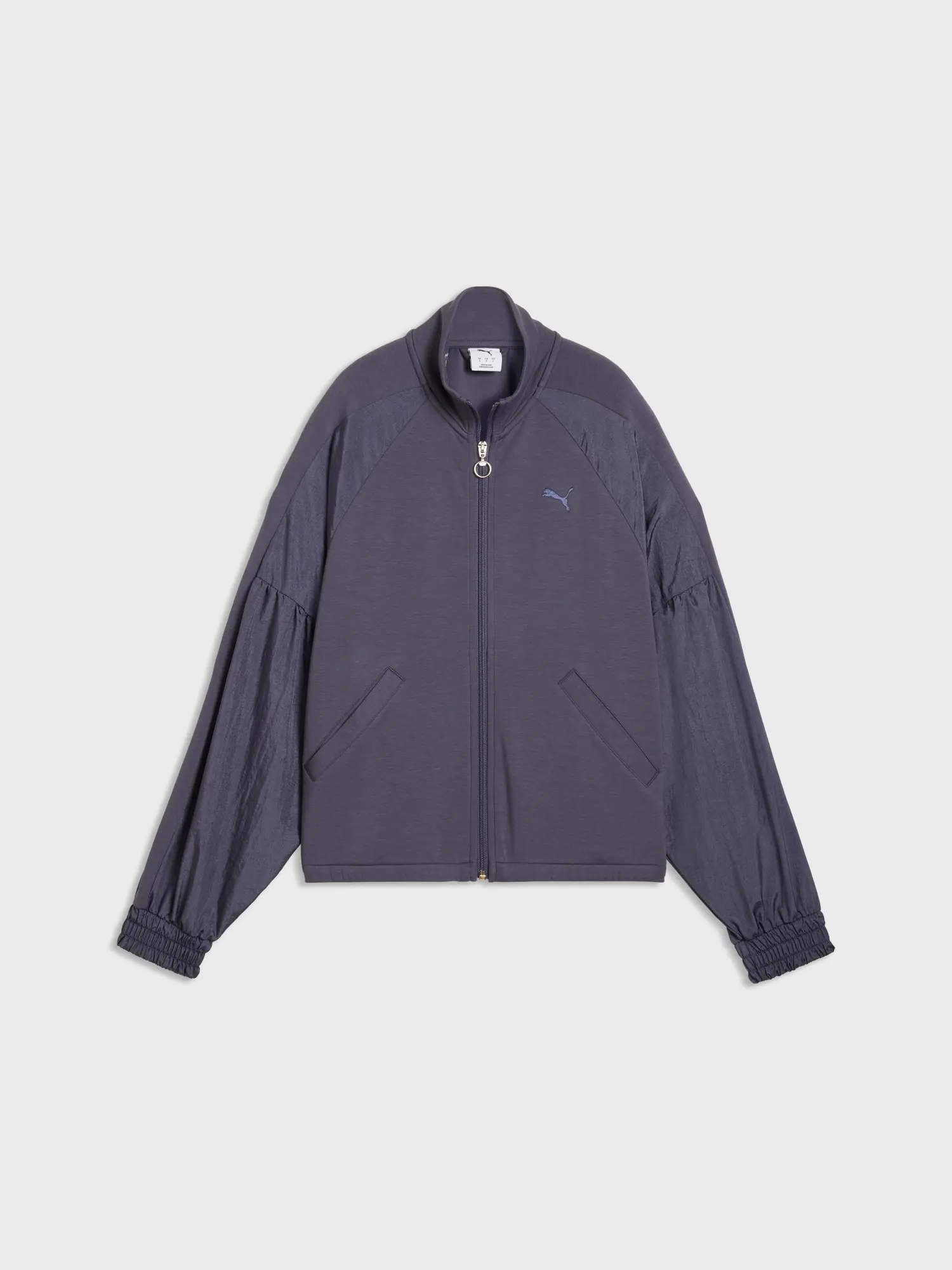 Толстовка женская Puma HER Full-Zip Relaxed DK Jacket темно-синяя