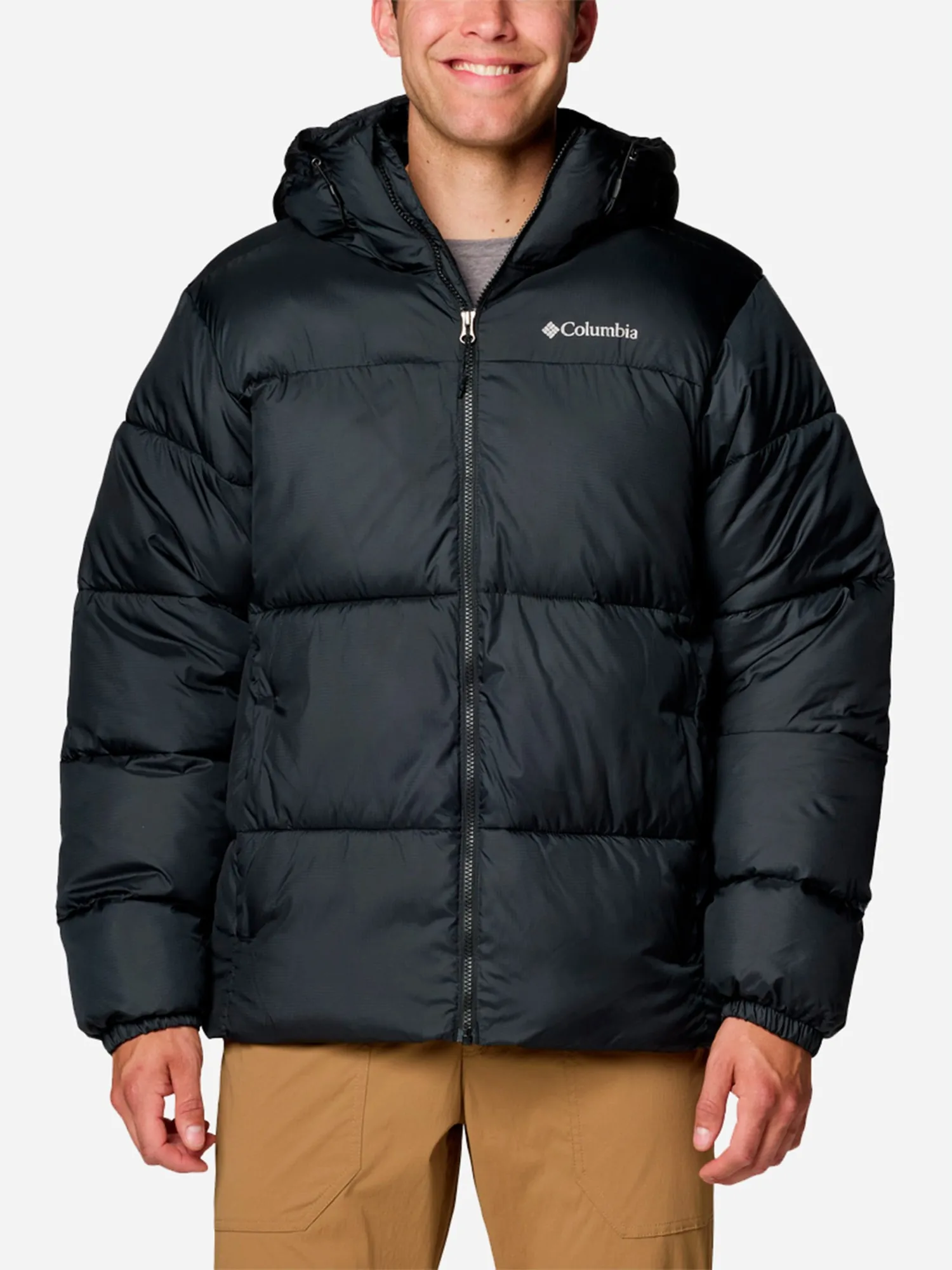 Куртка мужская Columbia Puffect™ II Hooded Jacket черная 2086851