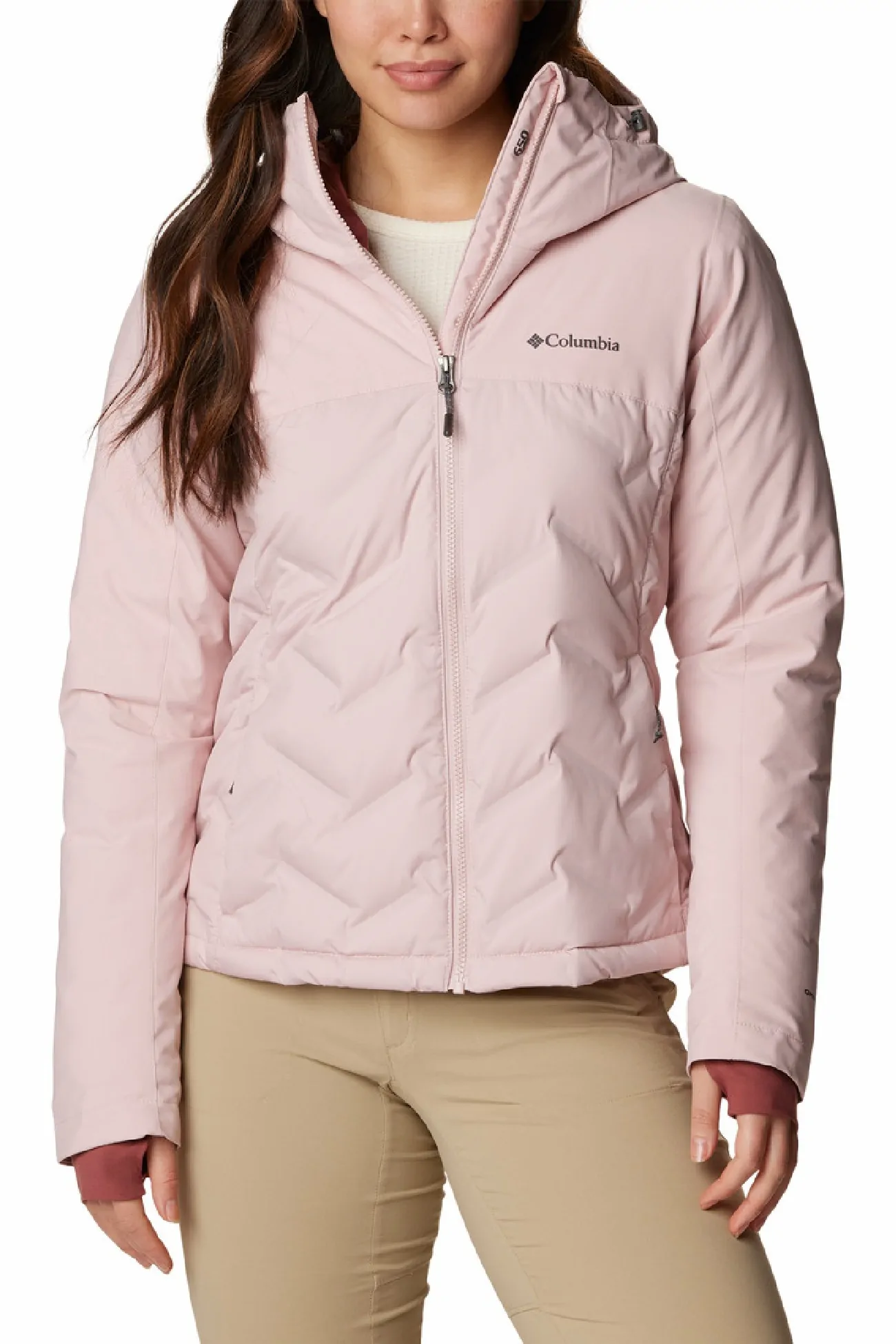 Куртка жіноча Columbia Grand Trek™ II Down Jacket рожева 2007791