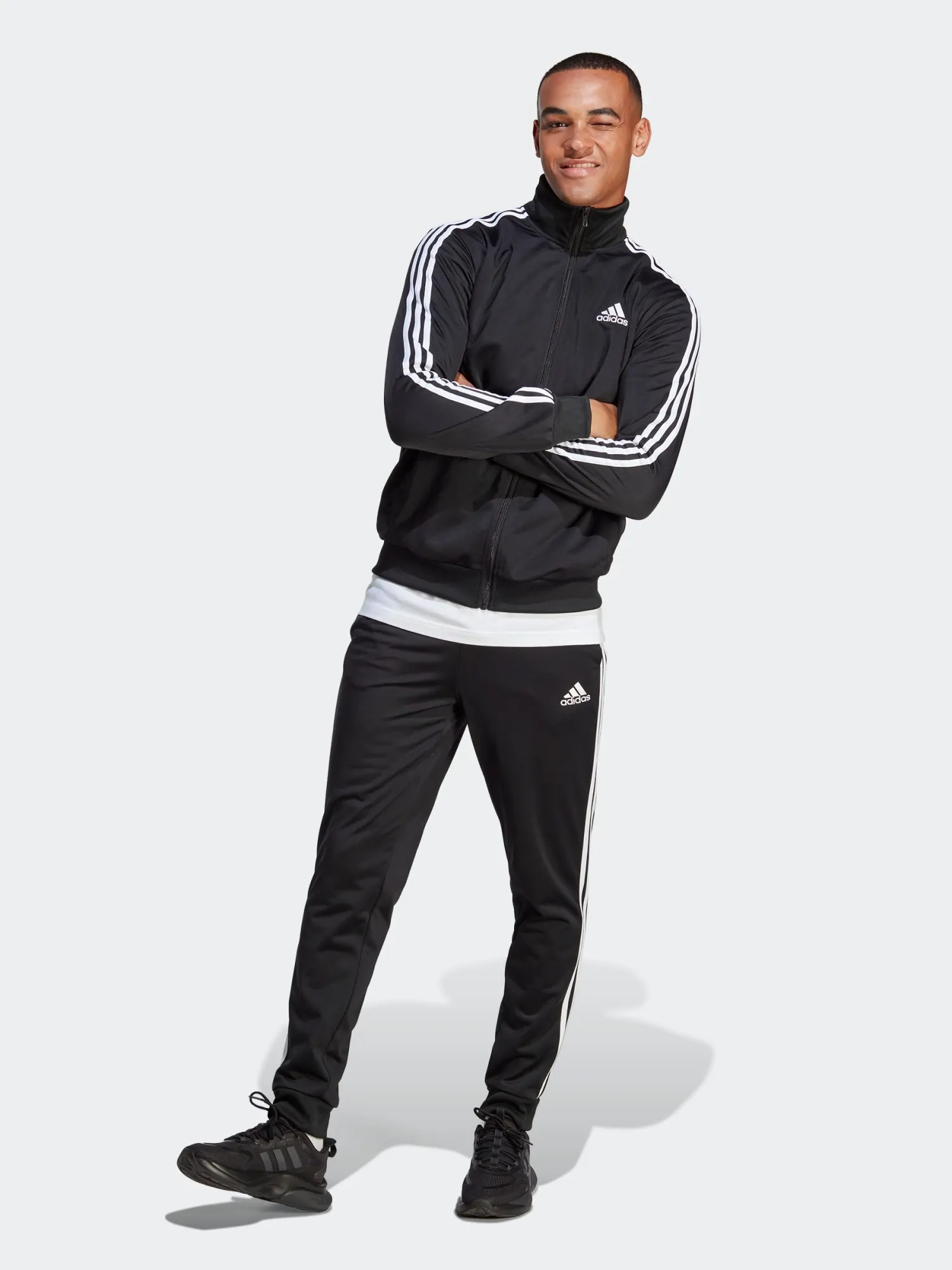 Костюм мужской Adidas M 3S TR TT TS черный IC6747 купить в Киеве в
