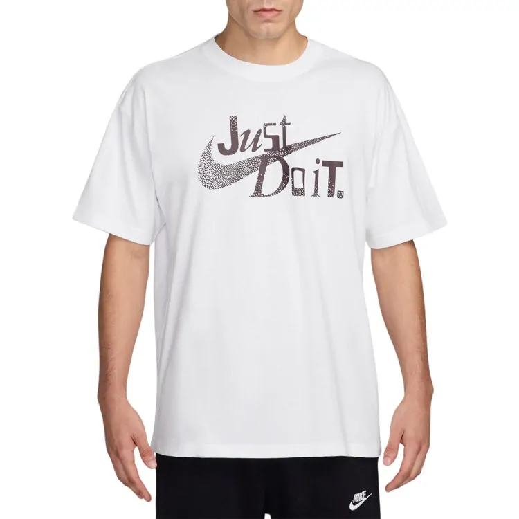 Футболка мужская Nike U NSW TEE LSE JDI белая IH1375-100 купить в