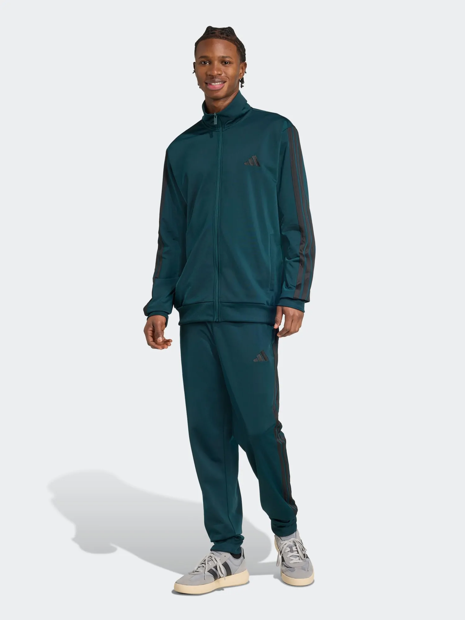Костюм чоловічий Adidas M 3S TR TT TS зелений JX5502 купити в