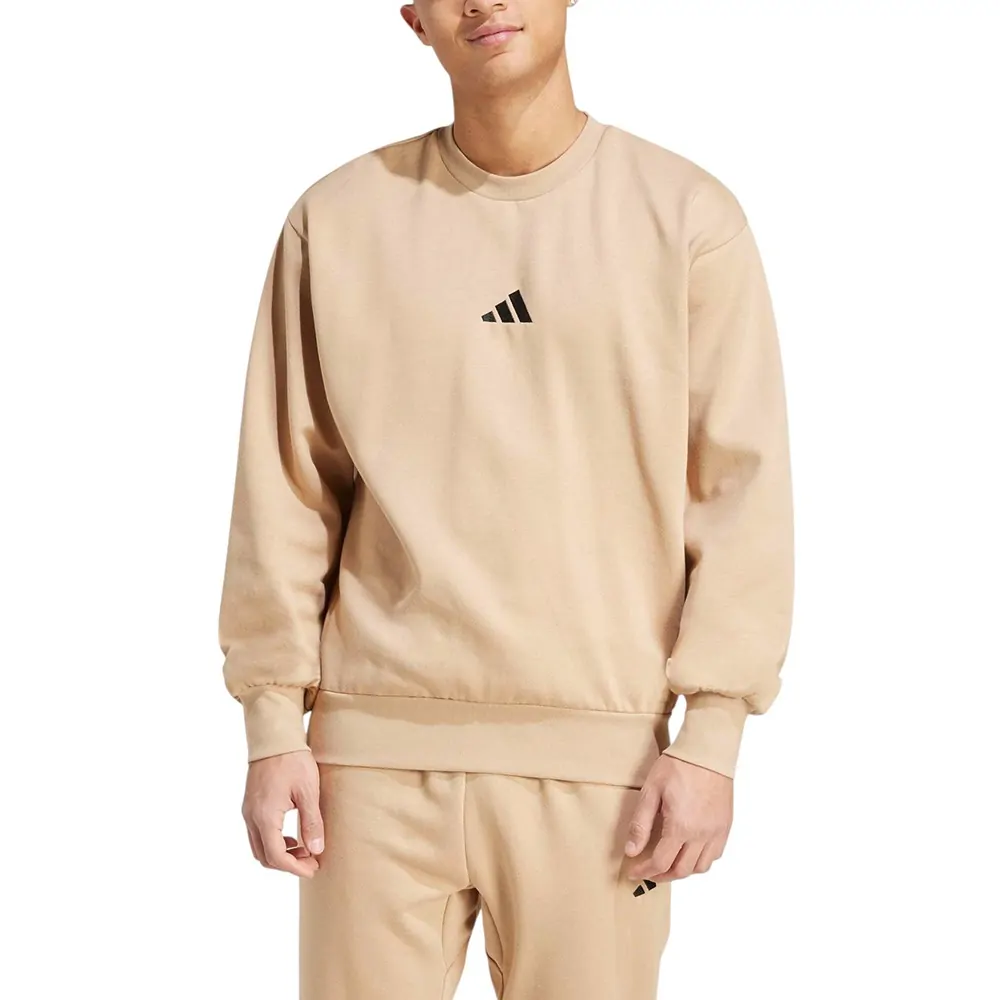 Толстовка мужская Adidas M FEELCOZY SWT мокко JX5664 купить в