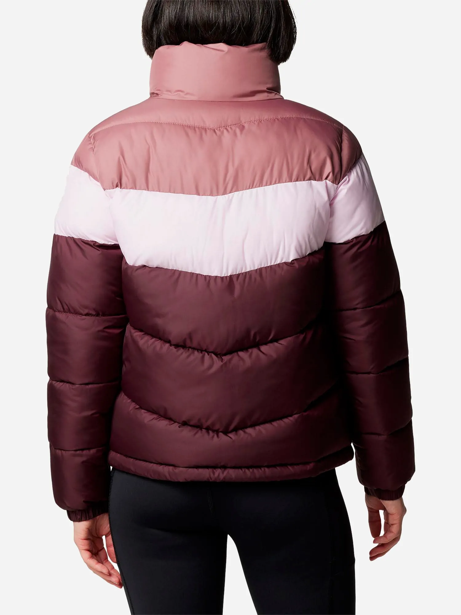 Куртка женская Columbia Puffect™ II Colorblock Jacket бордовая