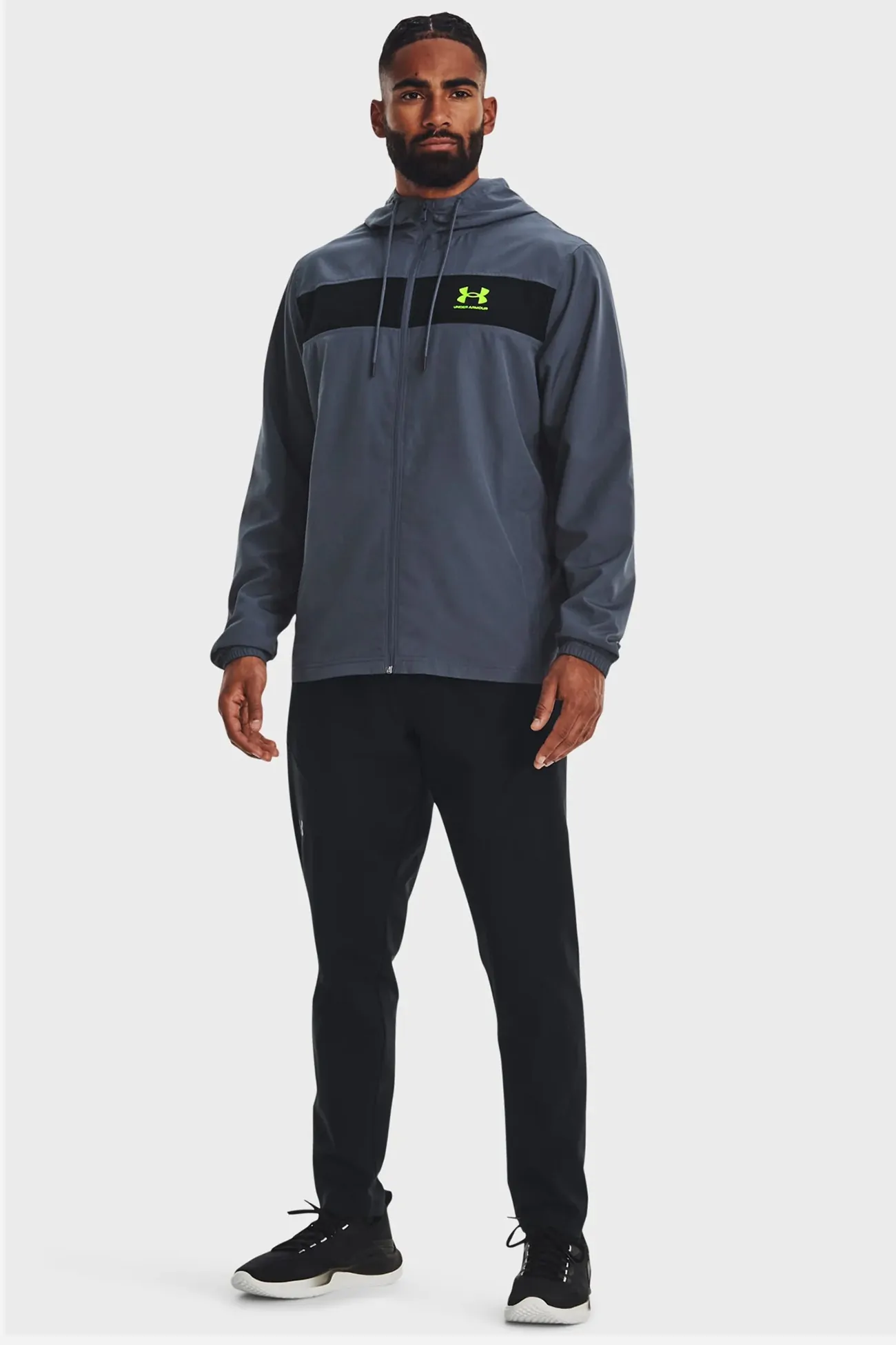 Ветровка мужская Under Armour UA SPORTSTYLE WINDBREAKER серая
