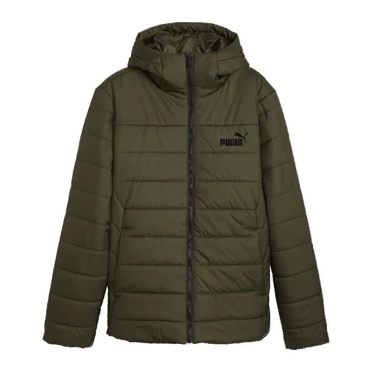ma Куртка чоловіча Puma ESS Hooded Padded Jacket оливкова 84893870