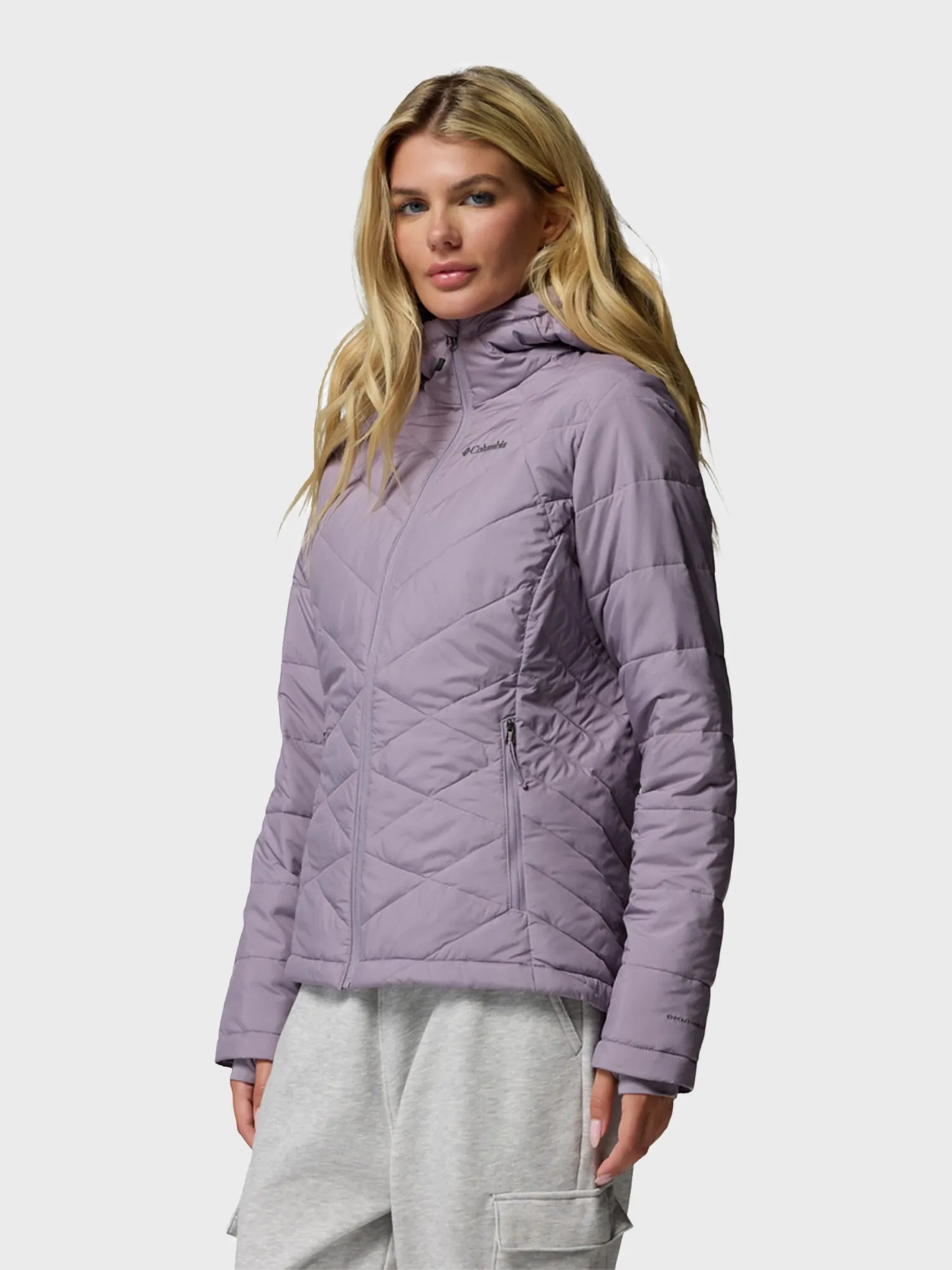 Куртка женская Columbia Heavenly™ Hooded Jacket сиреневая 1738151