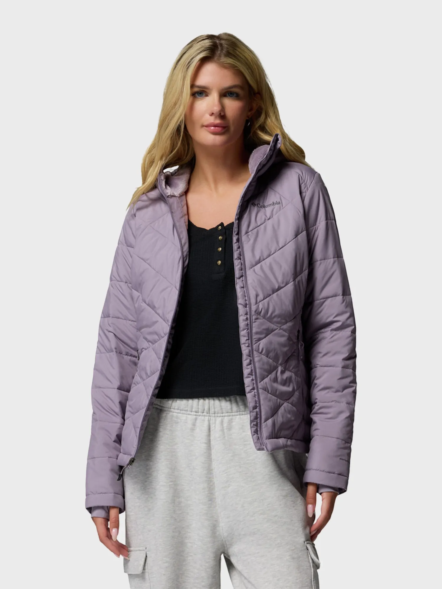 Куртка жіноча Columbia Heavenly™ Hooded Jacket бузкова 1738151-554