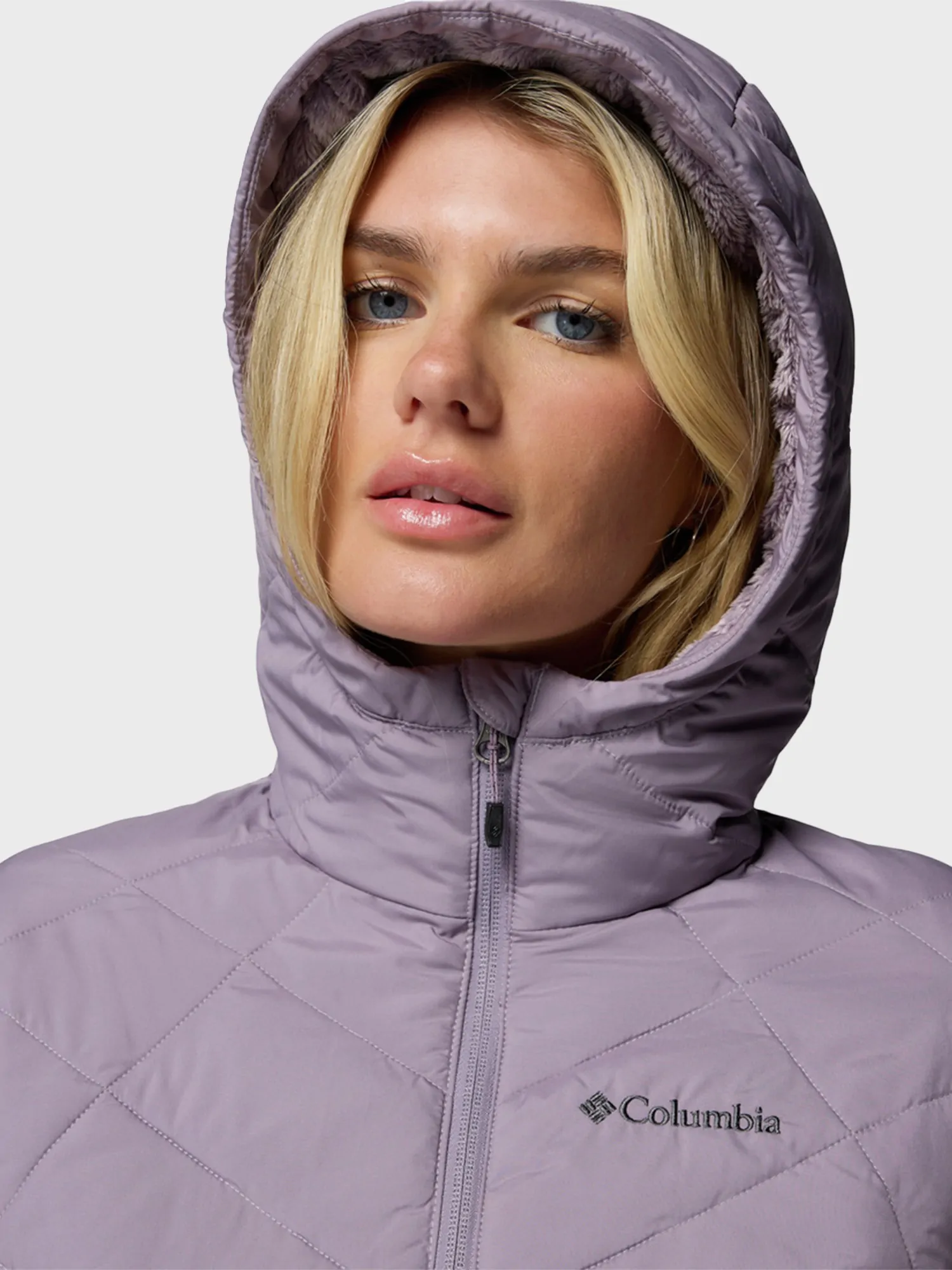アウター Yume Куртка женская Columbia Heavenly™ Hooded Jacket сиреневая 1738151