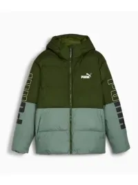 Куртка чоловіча Puma Power Hooded Jacket оливкова 67538931 купити