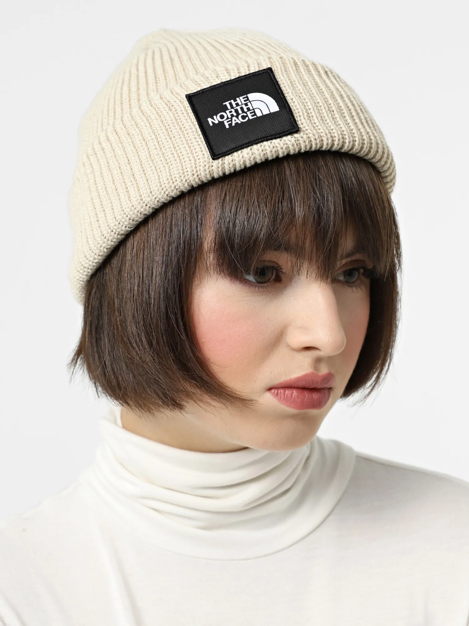 Шапка The North Face Explore бежева NF0A55KC4D51 купити в Києві в