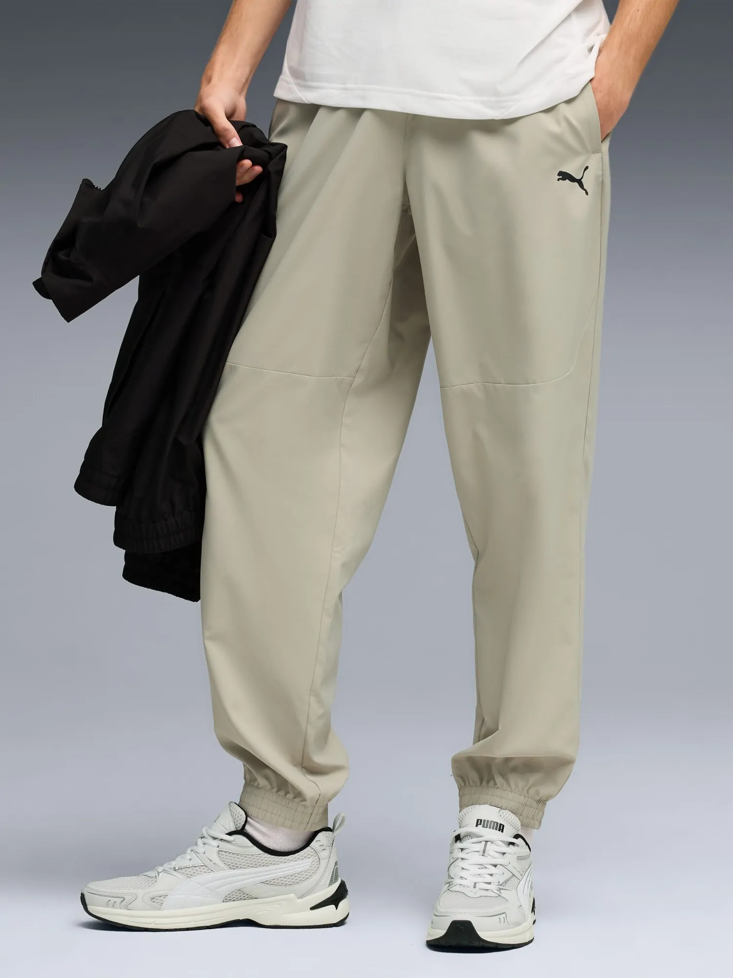 Брюки мужские Puma TECH Woven Cargo Pants cl оливковые 69218661
