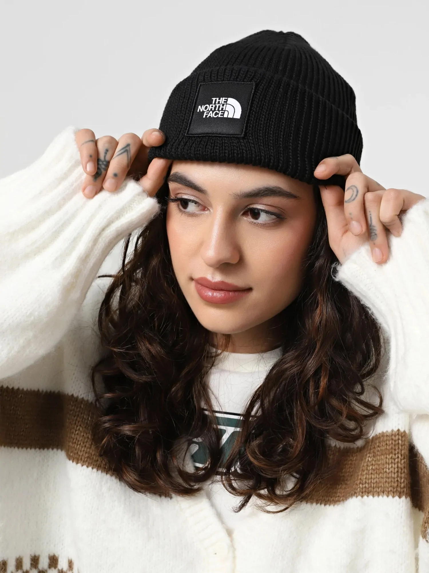 Шапка The North Face Explore чорна NF0A55KCKY41 купити в Києві в