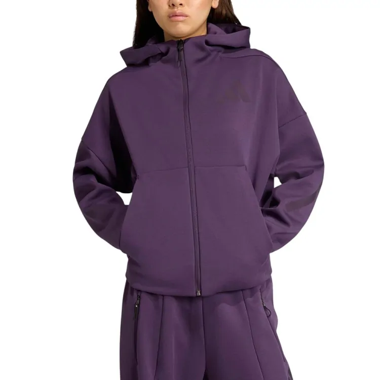 Толстовка женская Adidas W Z.N.E. FZ черная JE7848 купить в Киеве