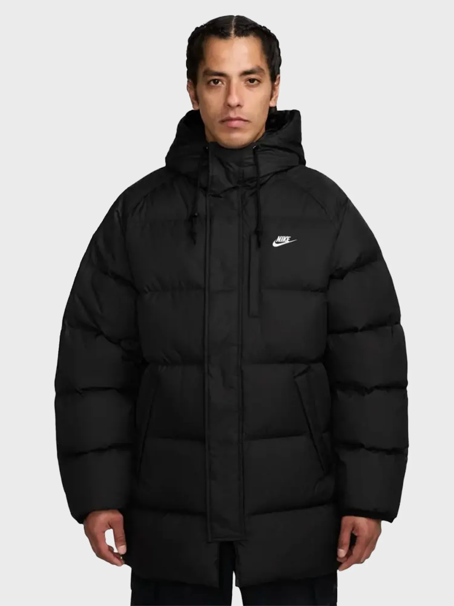 Куртка мужская Nike M NK SF CLUB PARKA 550 черная IB2973-010