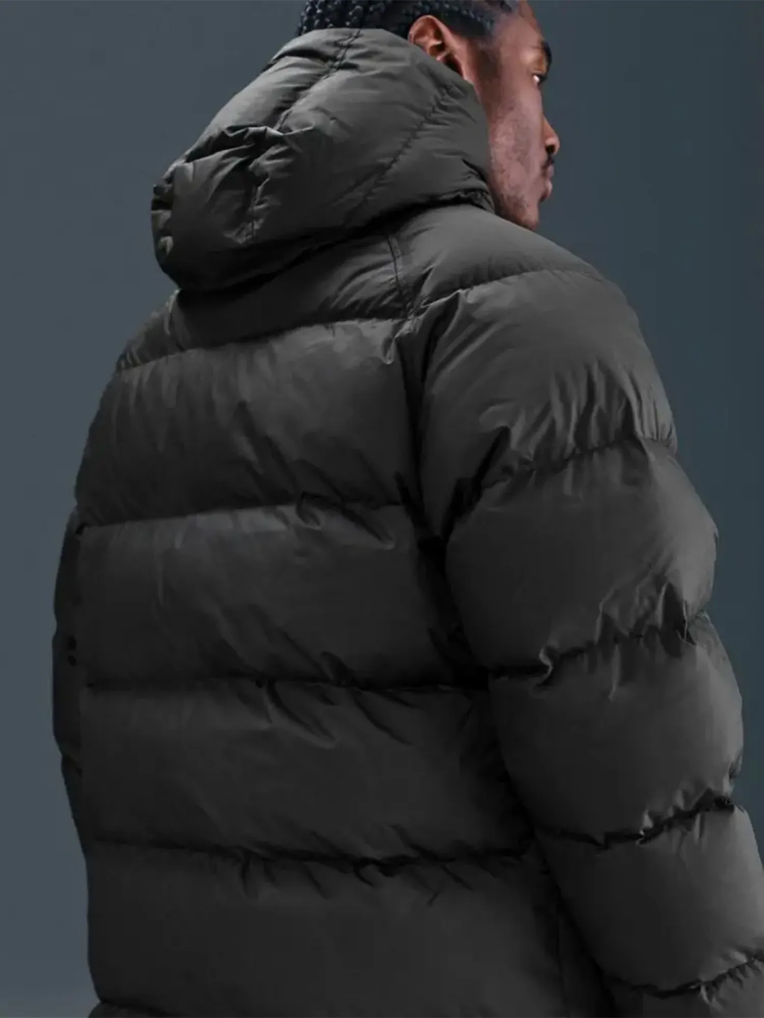 Куртка мужская Nike M NK SF CLUB PARKA 550 черная IB2973-010