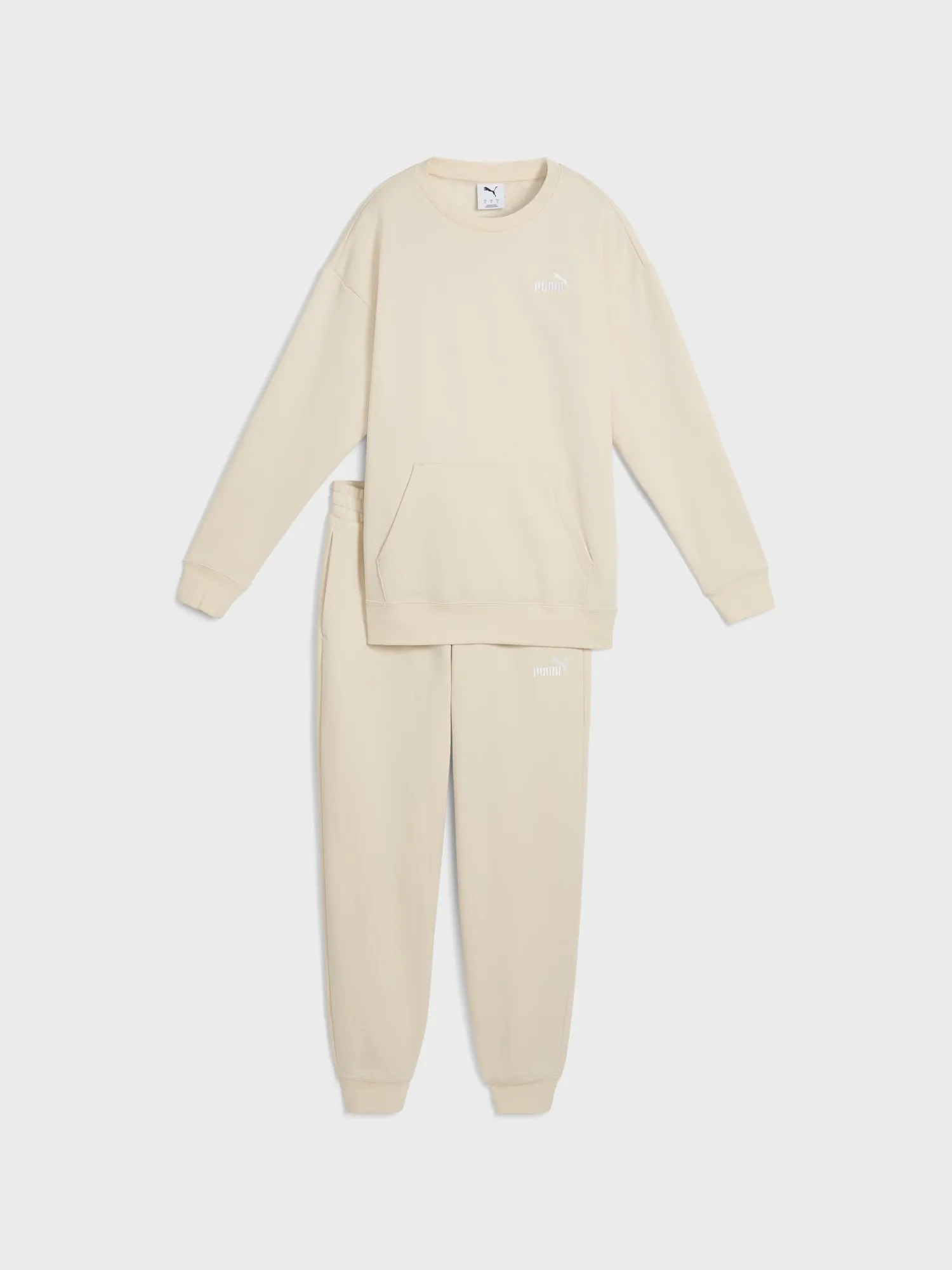 Костюм женский Puma Sweat Suit Relaxed FL молочный 68816087 купить