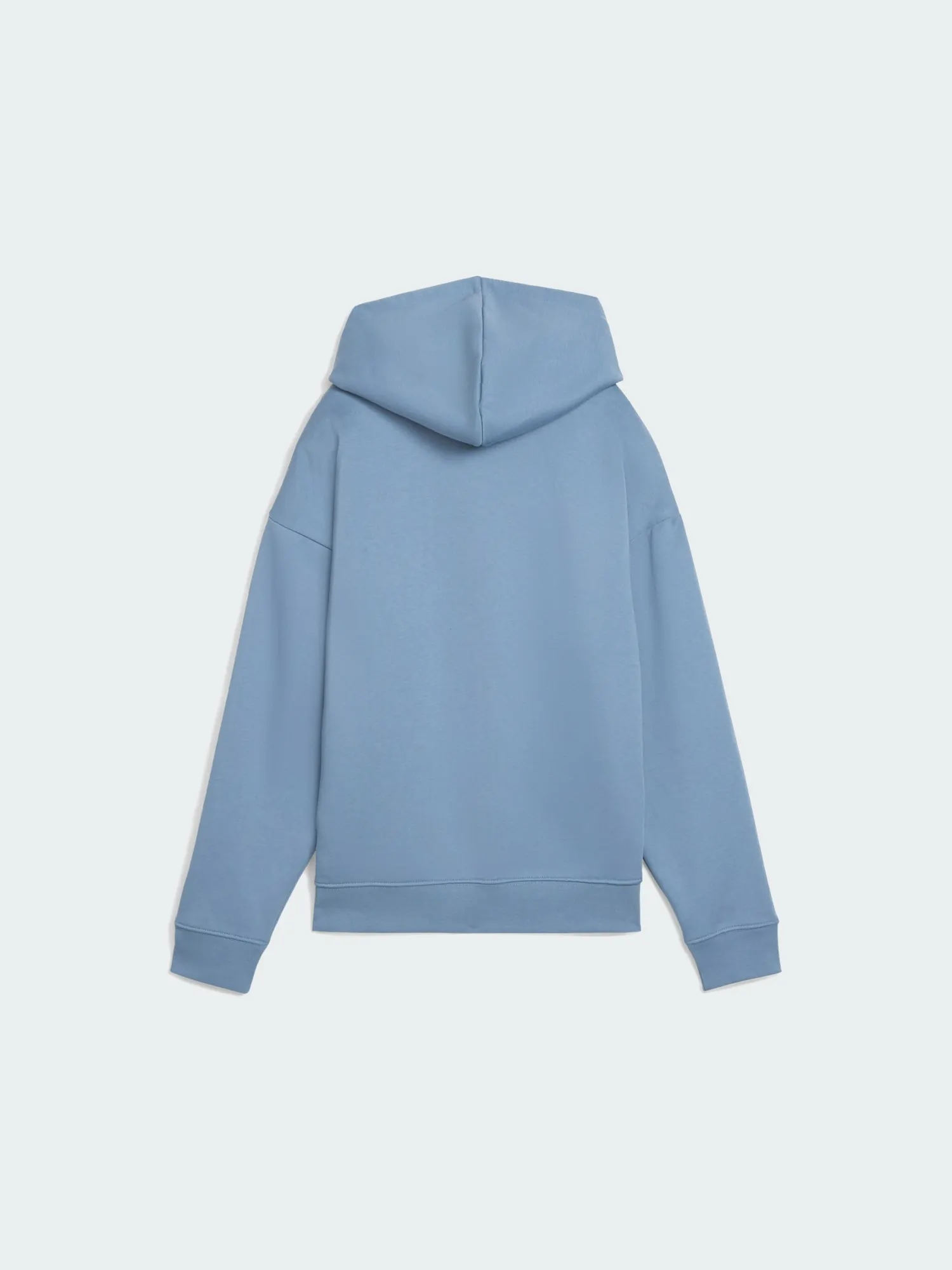 Толстовка жіноча Puma ESS SCRIPT Comfort Hoodie FL блакитна