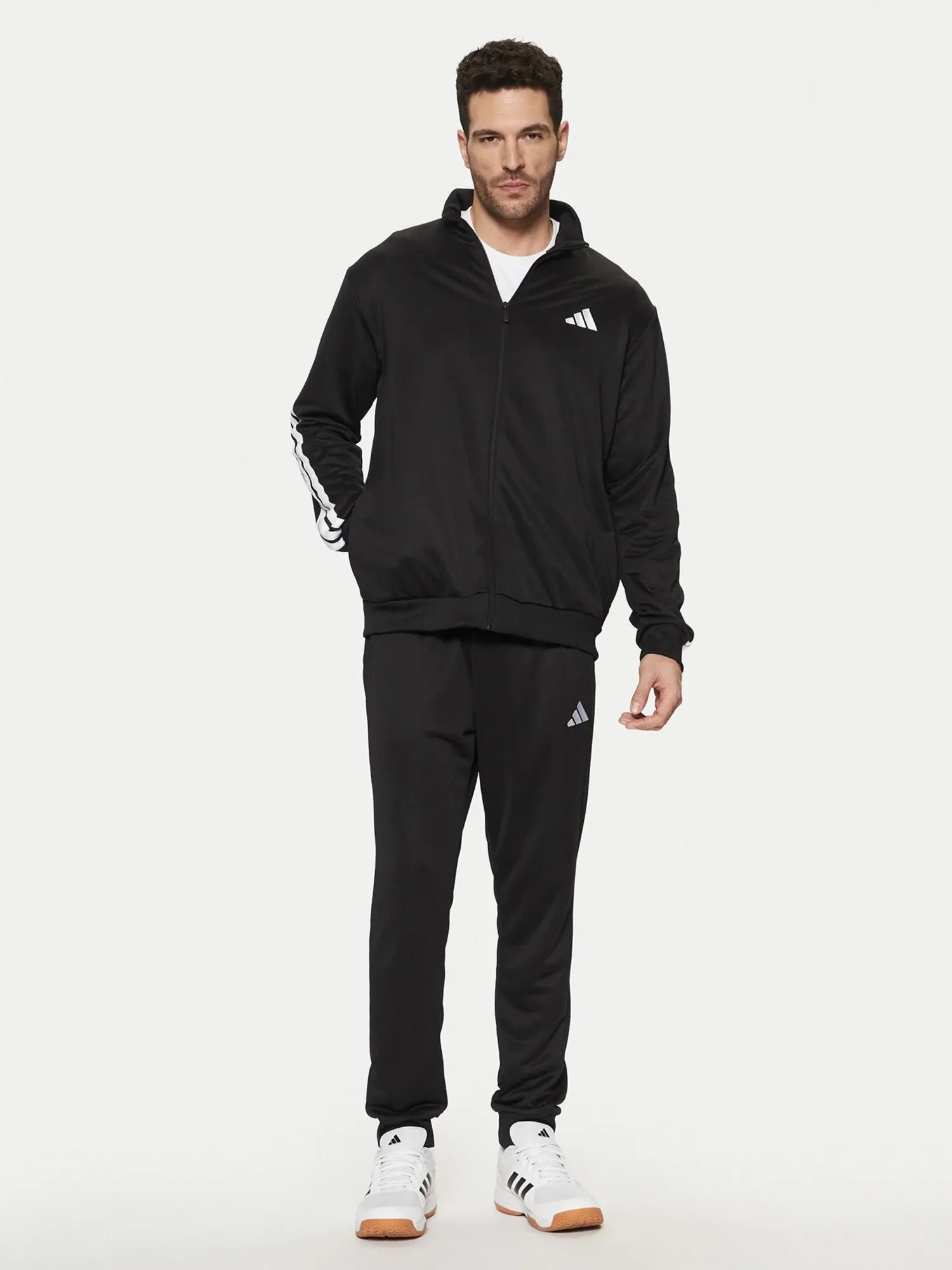 Костюм чоловічий Adidas M 3S FT TT TS чорний JC5375 купити в Києві