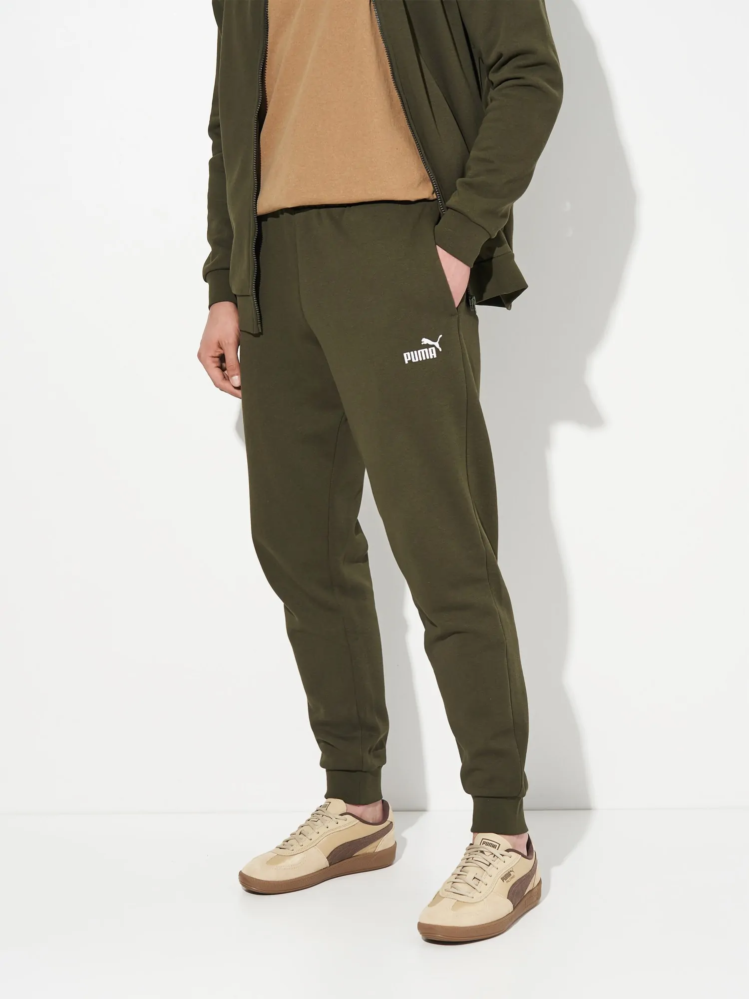 Костюм чоловічий Puma ESS Sweat Suit FL хакі 68817570 купити в